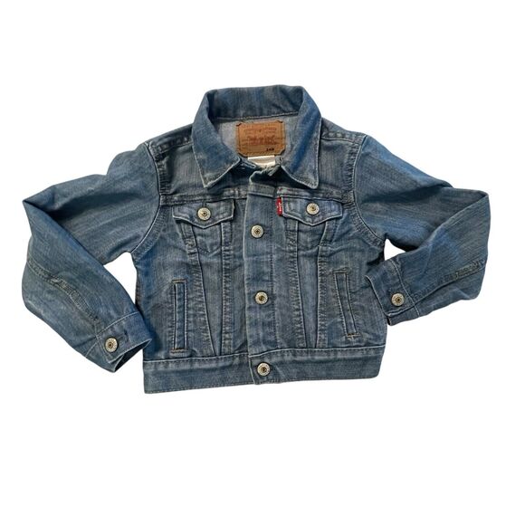Baby Boy Levi’s Denim Blue Jacket Size 24 Months Preowned - Picture 1 of 4
